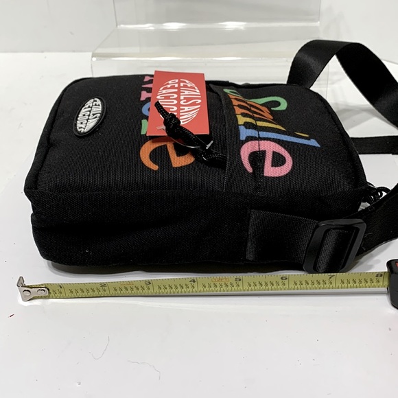 Black canvas crossbody Smile More - Picture 11 of 11